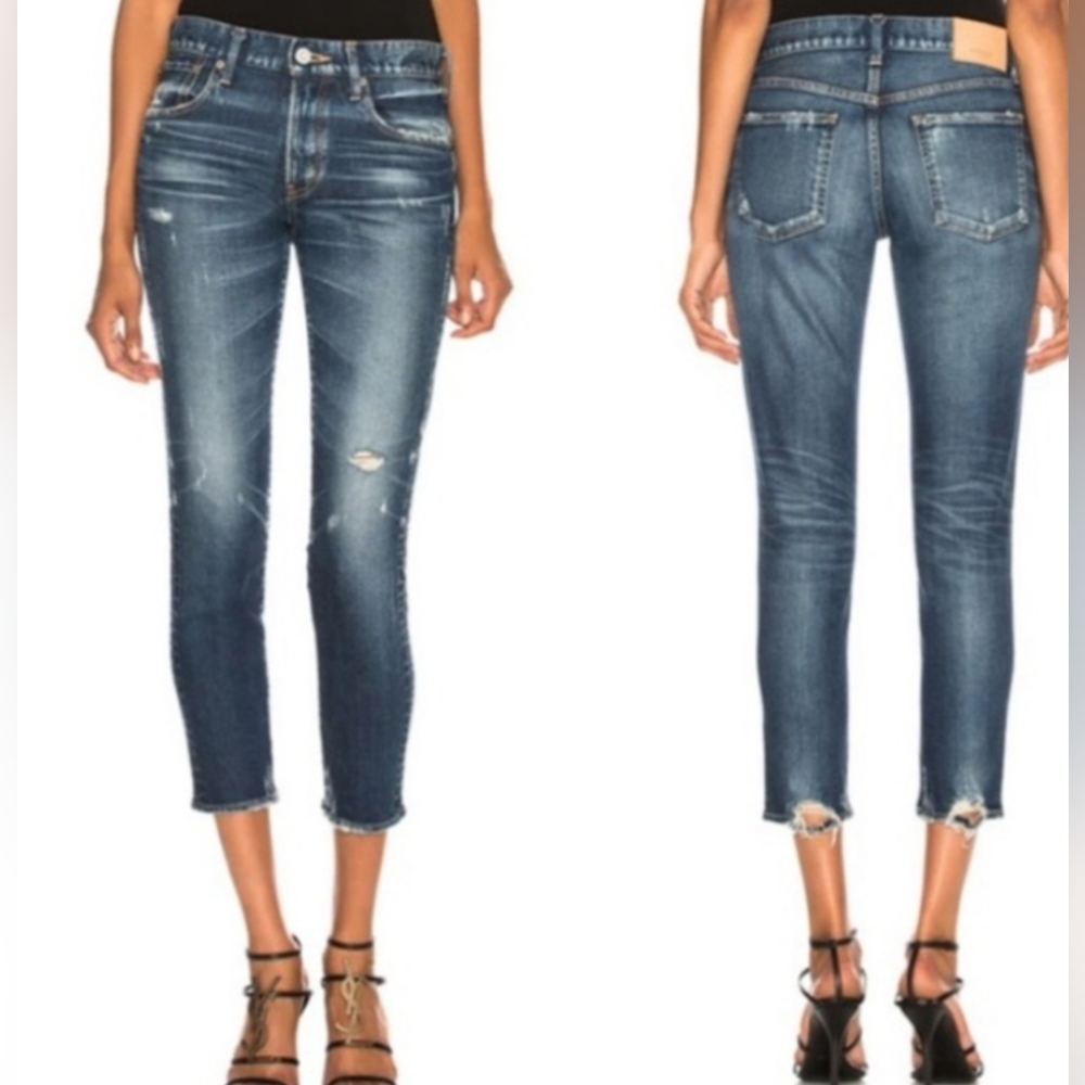 MOUSSY VINTAGE Velma Skinny Distressed Jeans Size 27